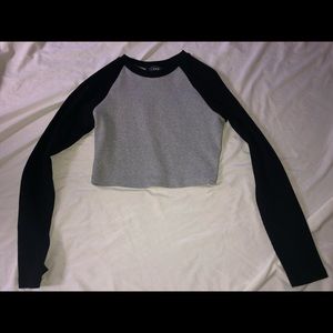 CIDER black & grey baseball long sleeve (never worn)
